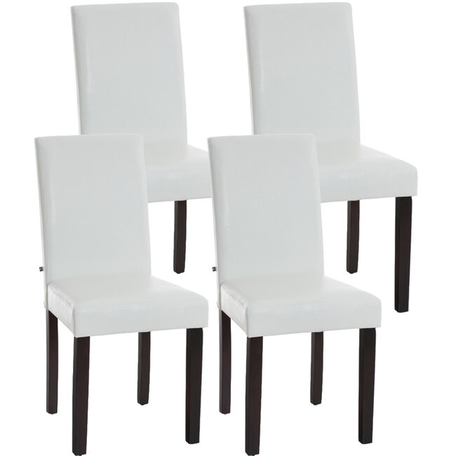 4er Set Esszimmerstuhl Ina Weiß