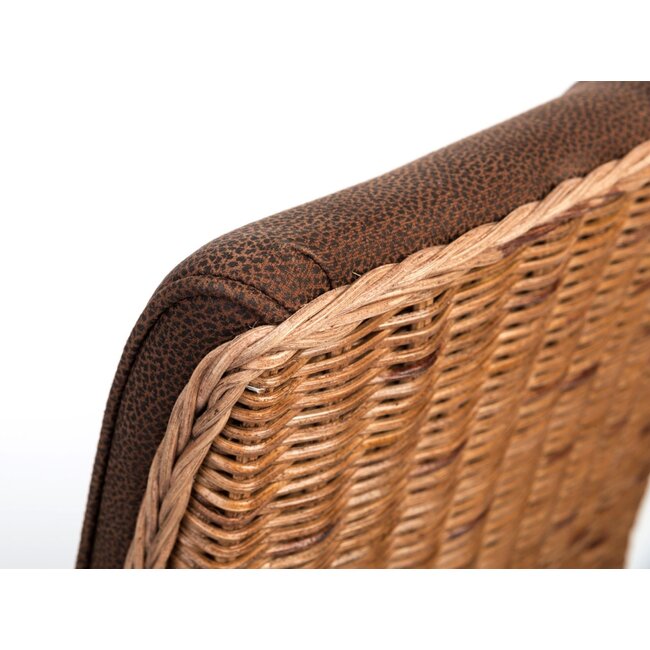 Esszimmerstuhl Rattan braun