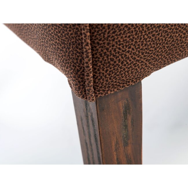 6 Stück Set Esszimmer Rattan braun