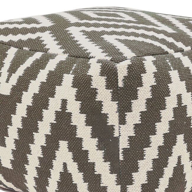 Sitzhocker Kelim taupe