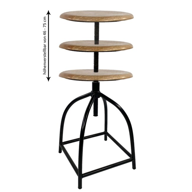 2er Set höhenverstellbar Barhocker