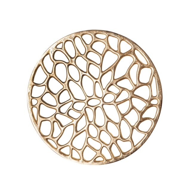 Deko Beistelltisch rund gold