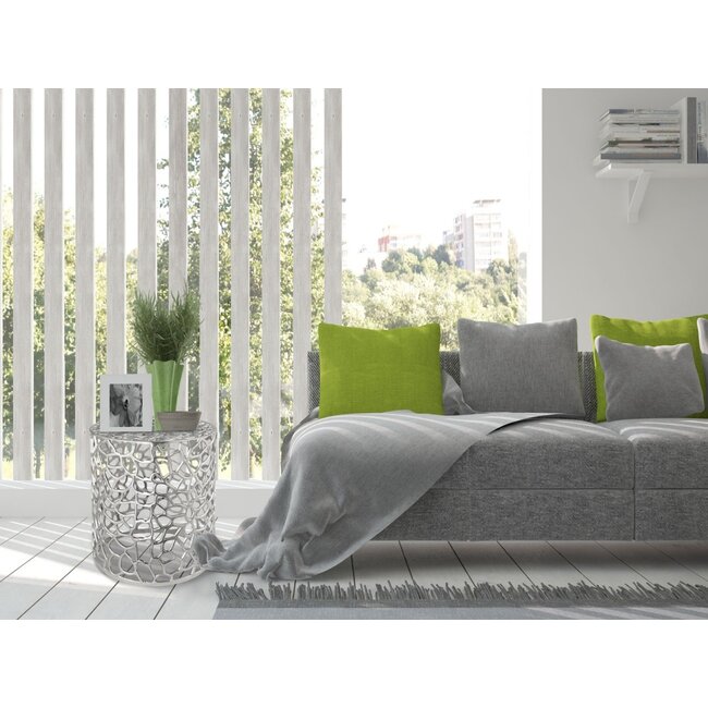 Design Beistelltisch silber
