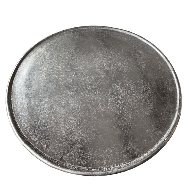 Deko Beistelltisch rund silber