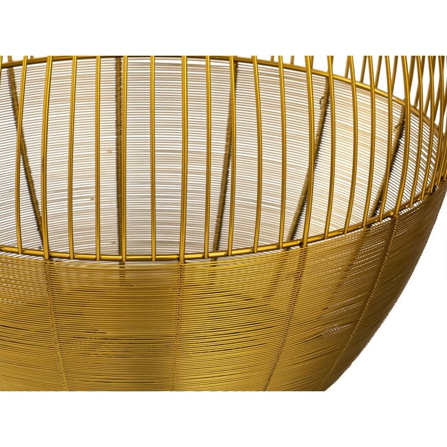 2er Set Glamour Couchtisch gold rund