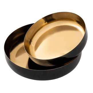 Voglrieder 2er Set Deko Schale rund Glam