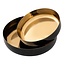 2er Set Deko Schale rund Glam