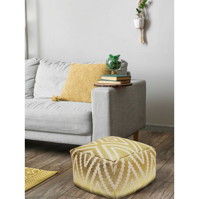 Sitzhocker Pouf gold