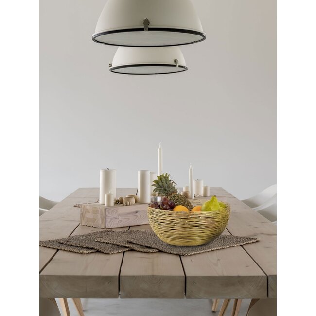 Obstschale Brotkorb gold