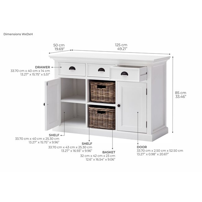 Halifax Sideboard – Zeitloser Landhaus-Chic für jeden Raum