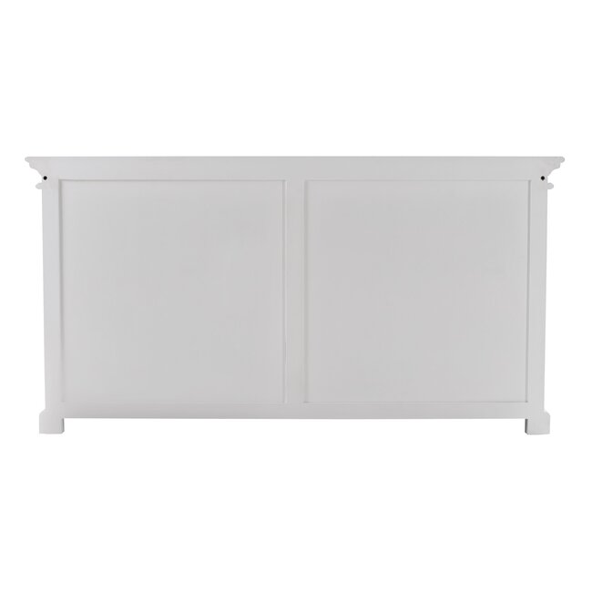 Glas-Sideboard Halifax 163 cm – Das "Go Anywhere" Highlight in Weiß