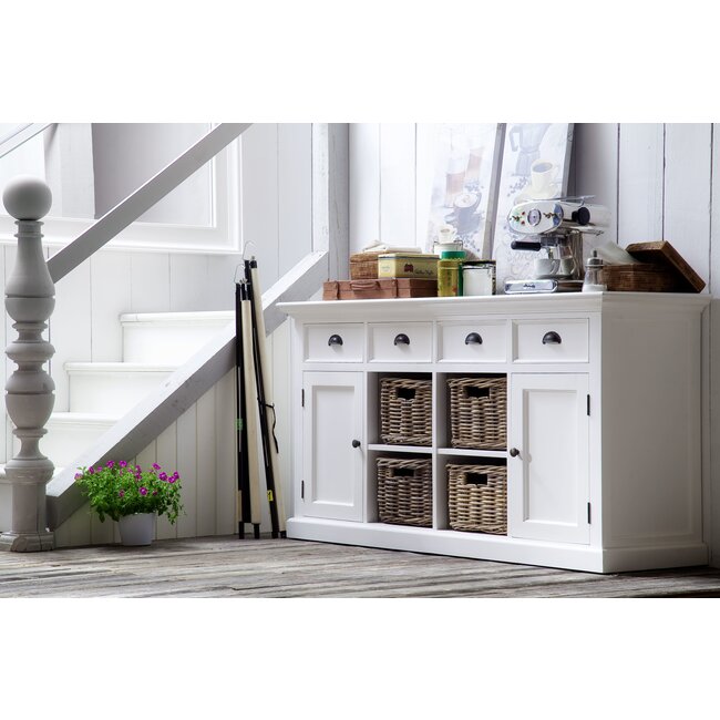 BSideboard Halifax 160 cm – Charmanter Materialmix im Landhausstil