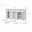 Sideboard Halifax 180 cm – Herrschaftlicher Stauraum im Landhaus-Design