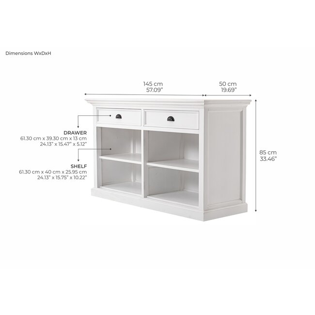 Buffetschrank mit 2 Schubladen