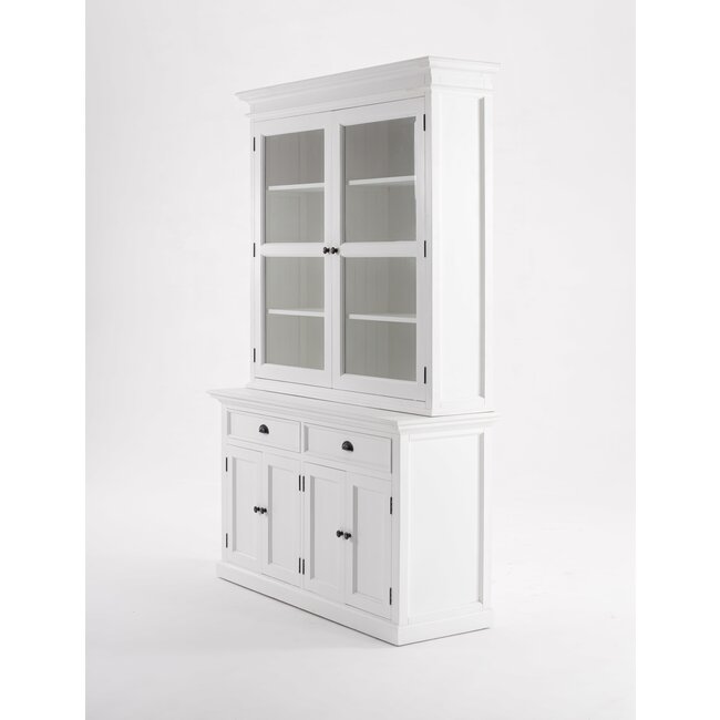 Vitrinenschrank Halifax 145 cm – Stilvolle Präsentation & Massiver Stauraum