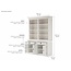 Bücherschrank Halifax 160 cm – Zeitlose Eleganz und Maximaler Stauraum