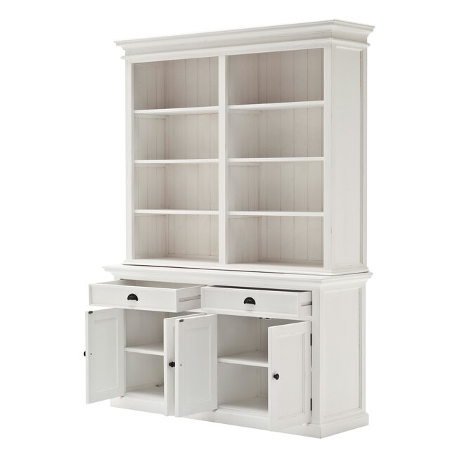 Bücherschrank Halifax 160 cm – Zeitlose Eleganz & Maximaler Stauraum