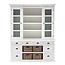 NovaSolo Bibliothek Vitrine mit Korb Set und Glaseinsatz