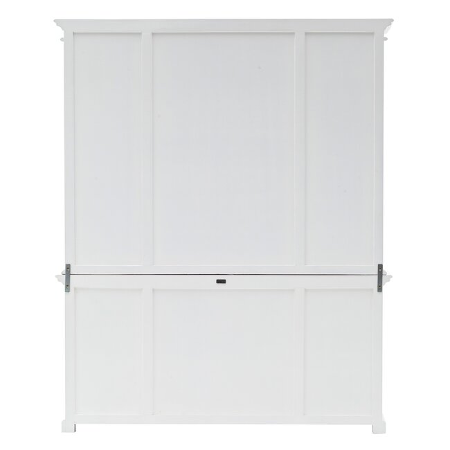 Bibliothek Vitrine mit Korb Set und Glaseinsatz