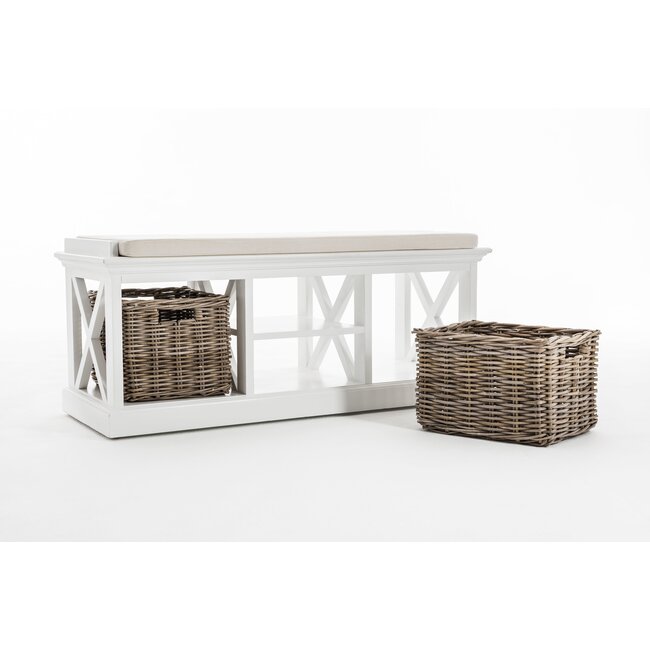 Schuhbank Halifax 120 cm – Stilvolle Ordnung für Ihren Flur