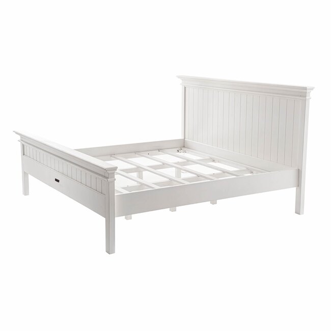 Kingsize-Bett 180 cm weiß