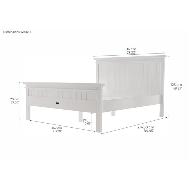 Bett Halifax 160x200 cm – Zeitlose Eleganz für Ihr Schlafzimmer