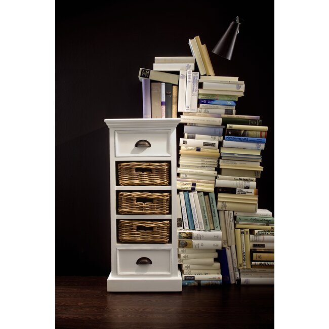 Kommode Halifax mit Rattankörben – Charmanter Stauraum