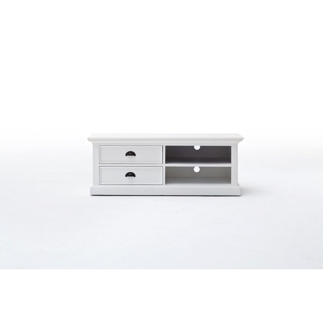 TV-Bank Halifax 120 cm – Kompakter Medien-Stil im Landhaus-Look