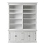 Double-Bay Hutch Kabinett weiß