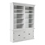 Double-Bay Hutch Kabinett weiß