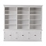 Triple-Bay Hutch Kabinett weiß