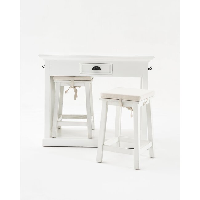 Küchentisch Set weiß