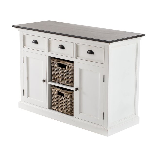 Sideboard Halifax Accent – Raffinierter Stauraum mit Rattan-Charme