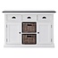 Sideboard Halifax Contrast – Struktur und Stil mit Rattan-Akzenten