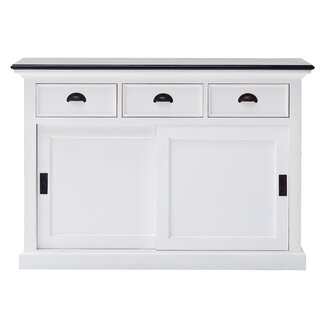 NovaSolo Sideboard Halifax Contrast – Platzsparendes Design mit Schiebetüren