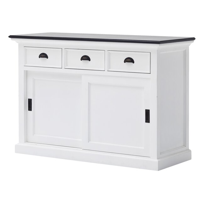 Sideboard Halifax Contrast – Platzsparendes Design mit Schiebetüren