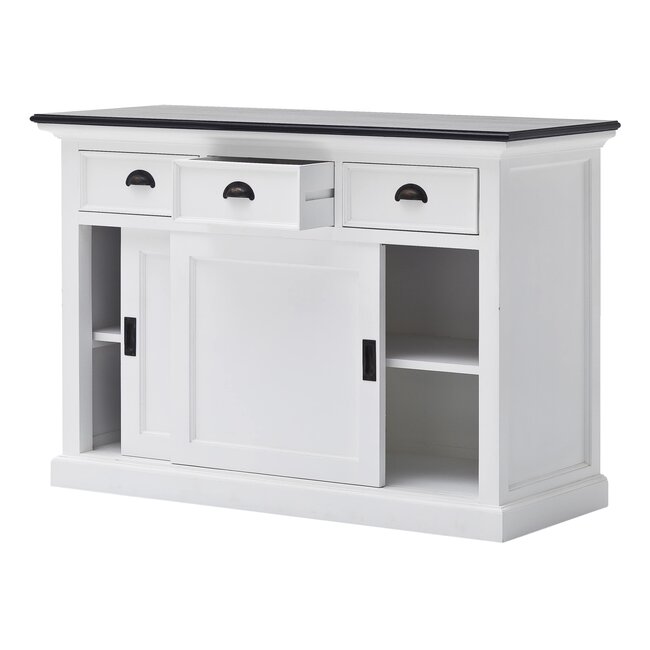 Sideboard Halifax Contrast – Platzsparendes Design mit Schiebetüren