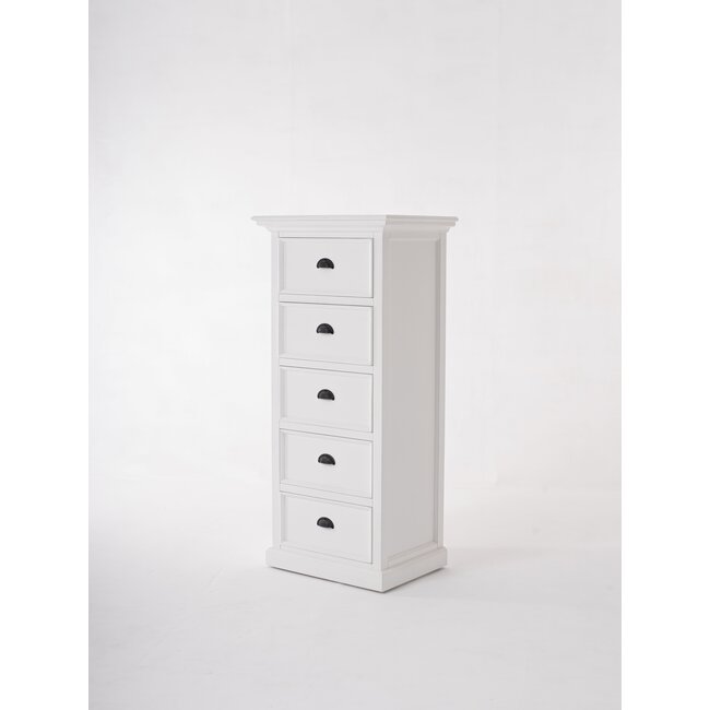 Kleines Schubregal weiß