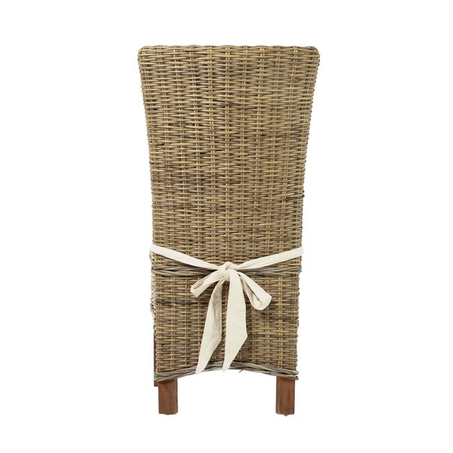 Rattan-Esszimmerstühle – Lässiger Chic trifft massives Mahagoni