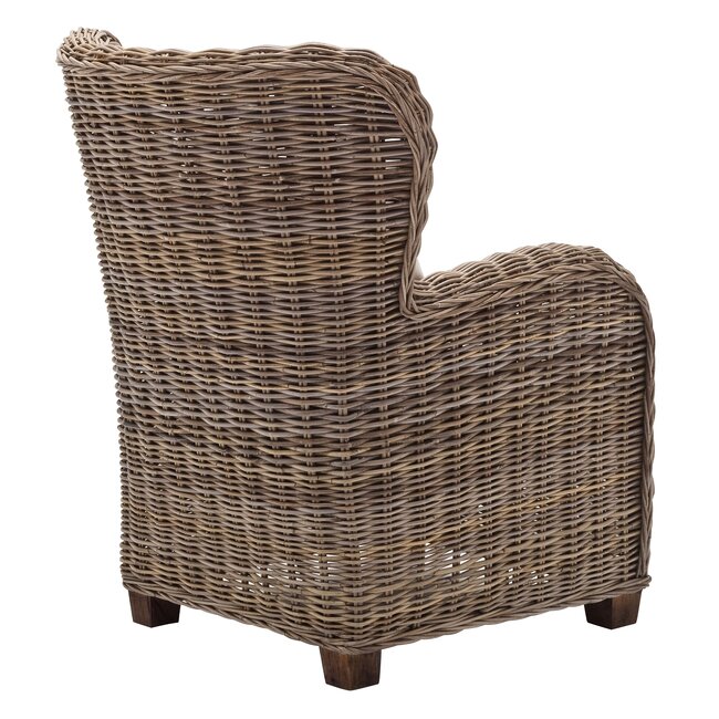 Queen Stuhl – Eleganter Rattan-Loungesessel mit höchstem Komfort
