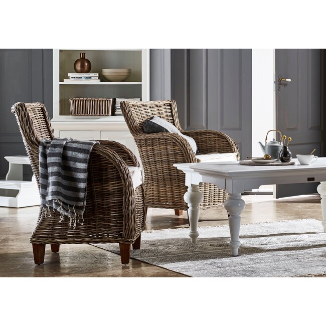 Relax-Sessel „Die Baronin“ – Handgeflochtene Ruheoase aus Kubu-Rattan