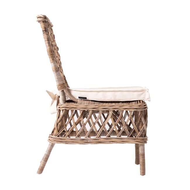 Rattan-Esszimmerstuhl – Romantische Ästhetik und Handgeflochtener Komfort