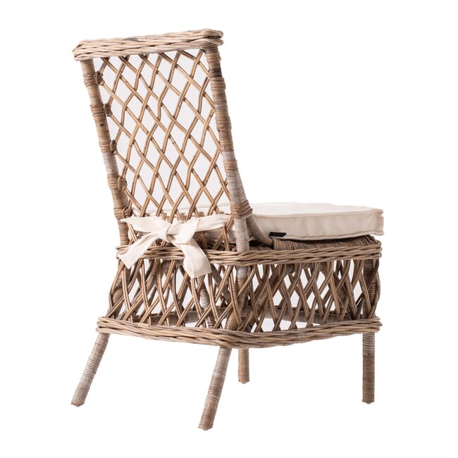 Rattan-Esszimmerstuhl – Romantische Ästhetik und Handgeflochtener Komfort