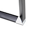 Schreibtisch WARNER – Glasplatte, 200 cm