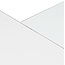 Eckschreibtisch WARNER – Glasplatte, 200 cm