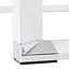 Eckschreibtisch WARNER – Glasplatte, 200 cm