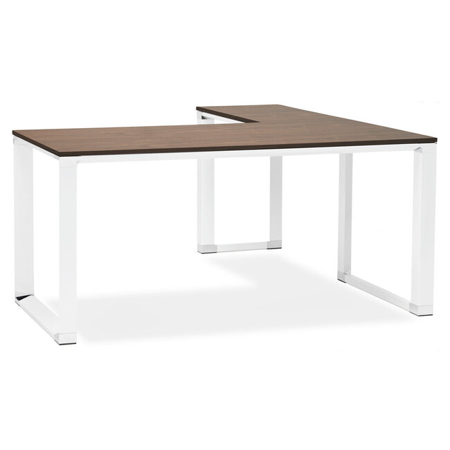 Eckschreibtisch  WARNER – Laminatplatte Braun 160 cm