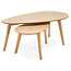 2er-Set Design Couchtisch LULEA