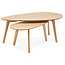 2er-Set Design Couchtisch LULEA