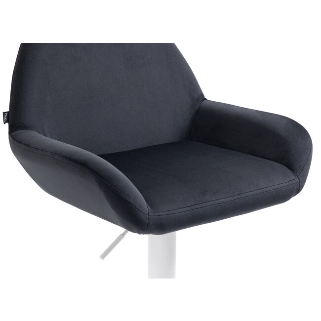 Barhocker Braga Samt schwarz